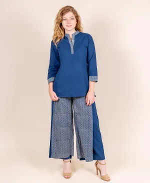 Indigo Print Hand Block Print Kurti