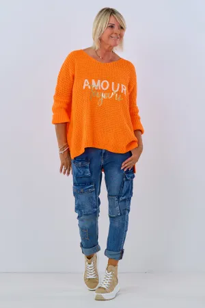 Jeans mit Cargo Taschen, denim blue