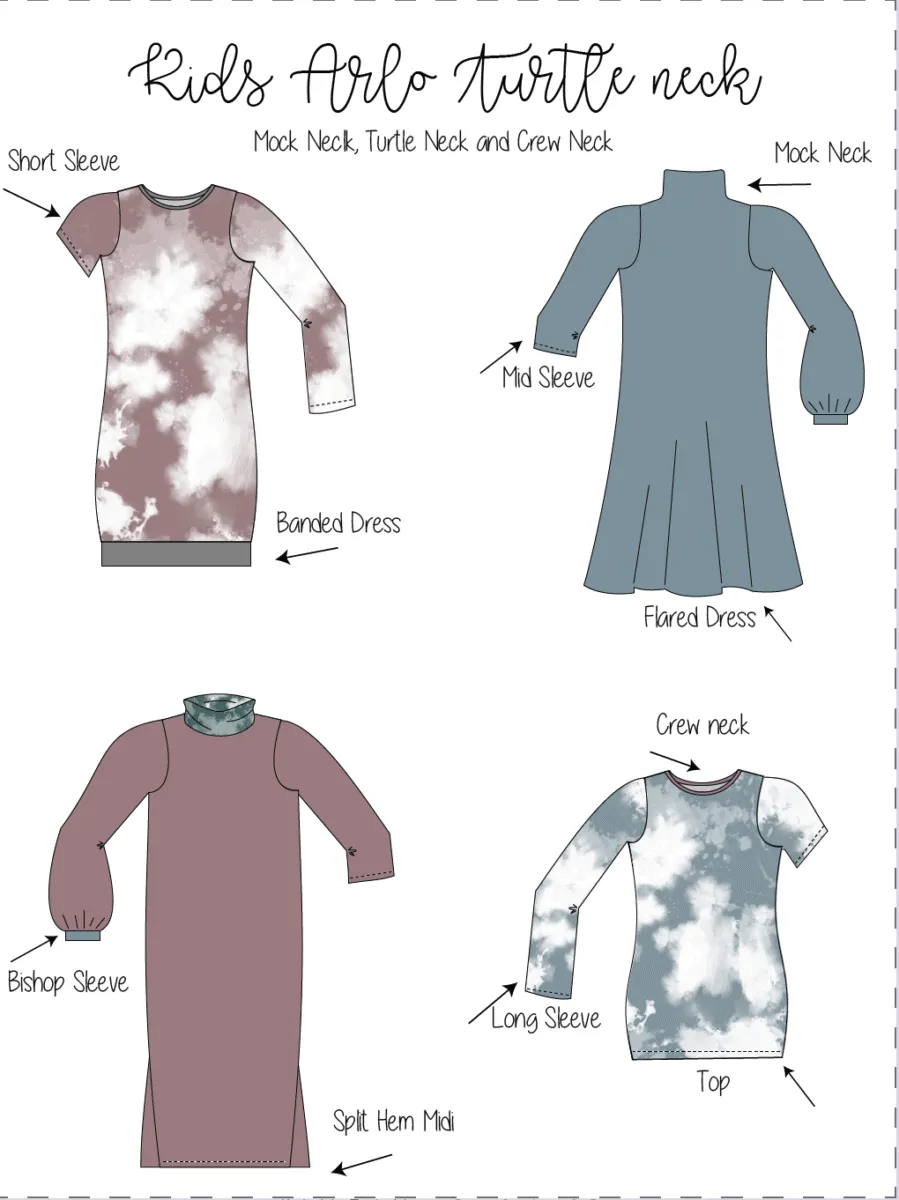 Kids Arlo Turtleneck Top & Dress