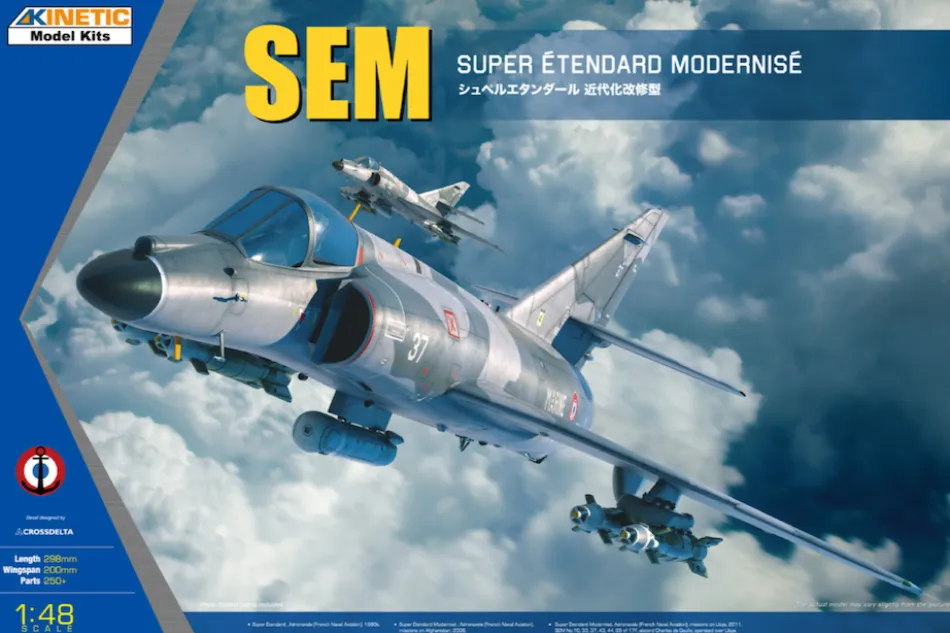Kinetic K48140 1/48 Super Etandard Modernisé model kit