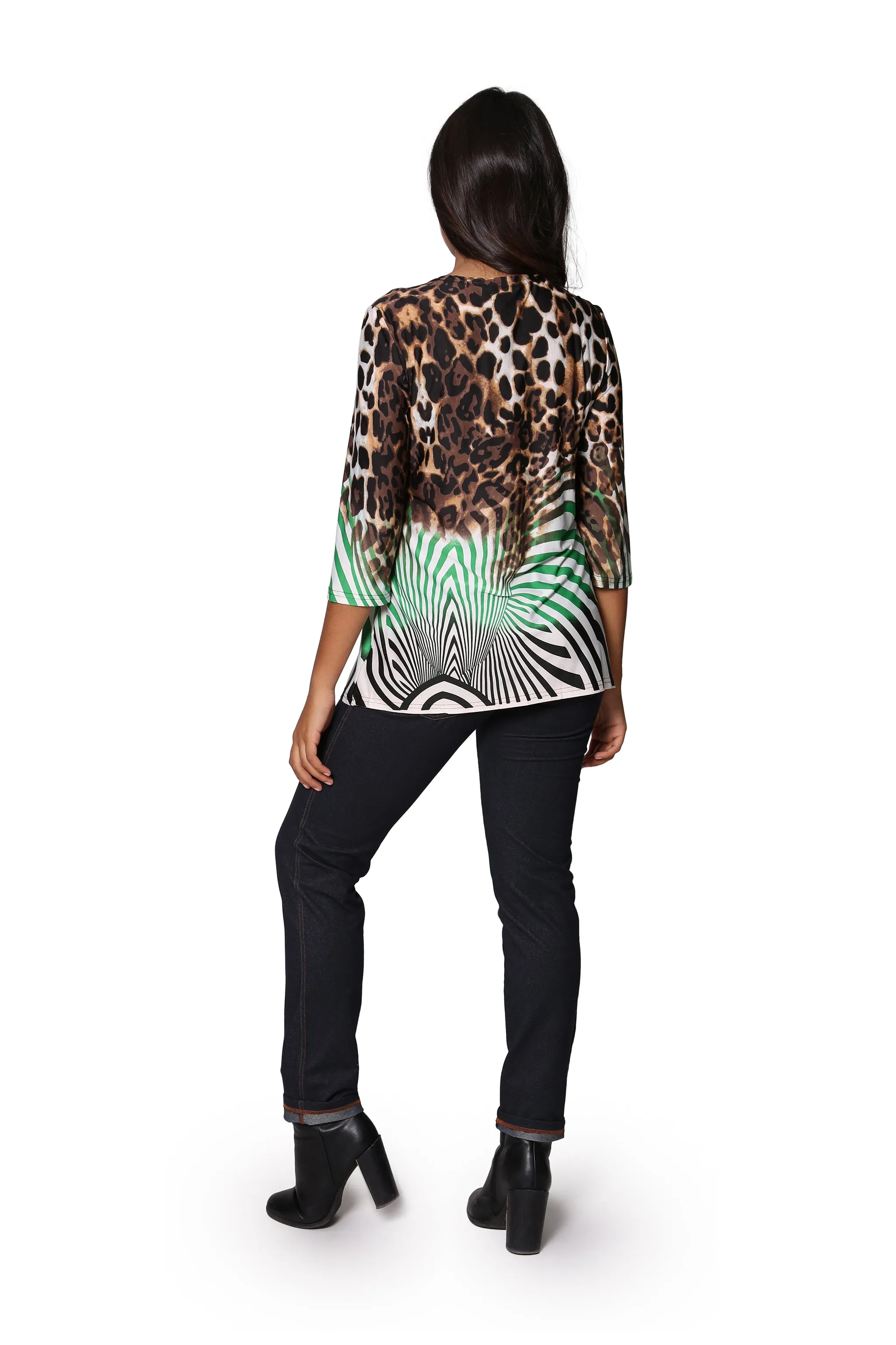 La Cera Printed Tunic