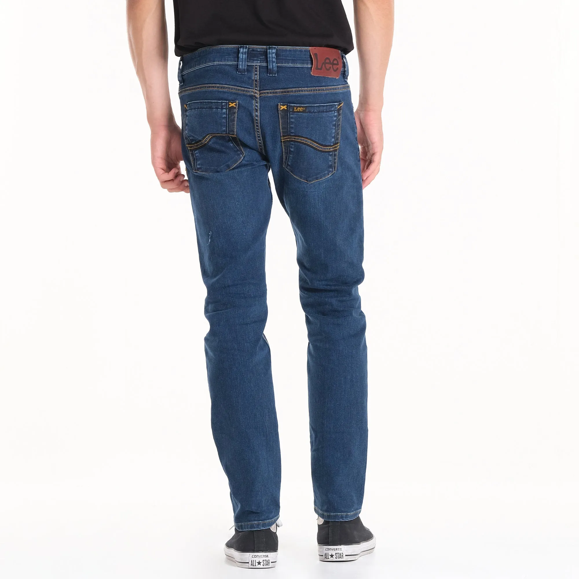 LEE MENS RAMONE DENIM JEANS IN PACIFIC WORN