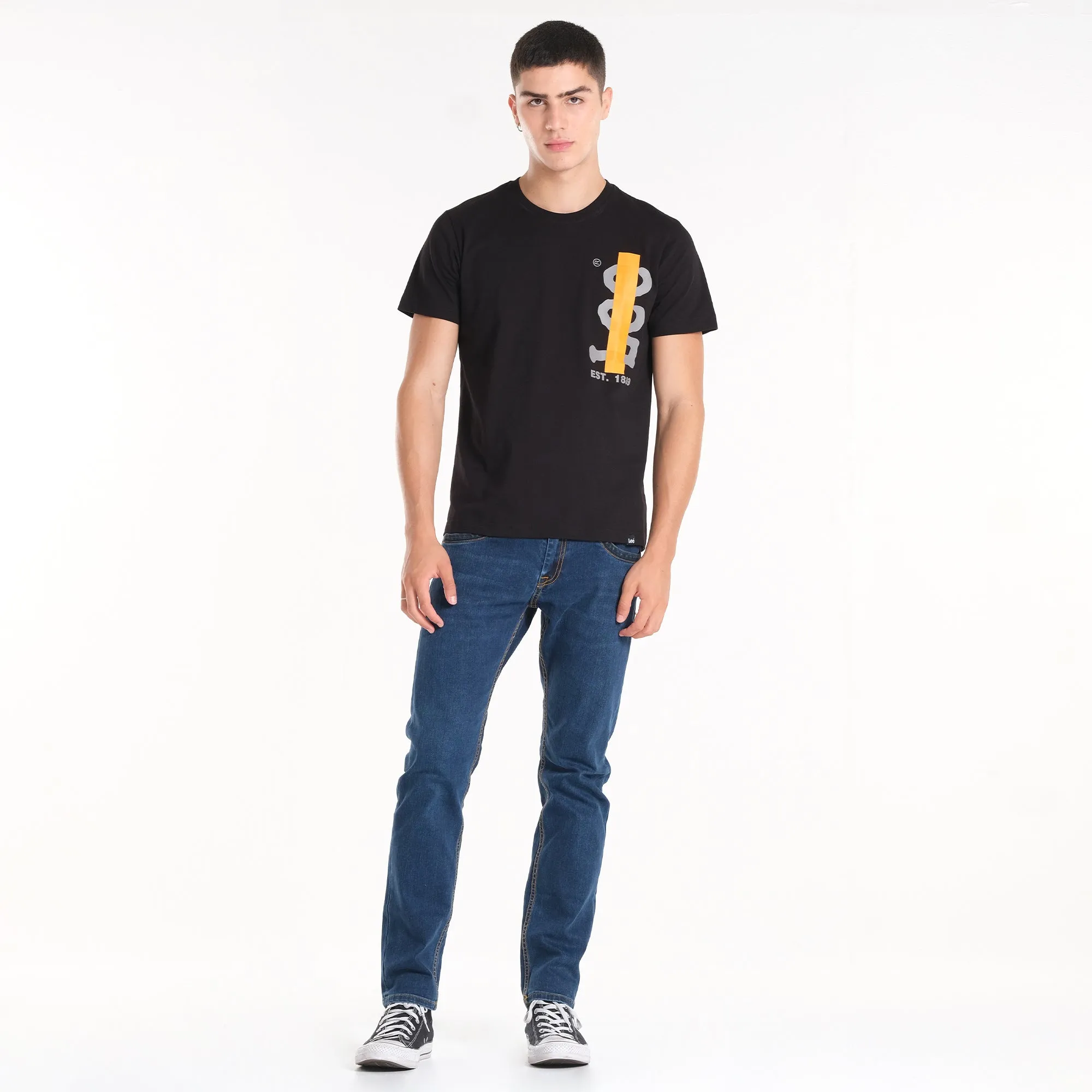 LEE MENS RAMONE DENIM JEANS IN PACIFIC WORN