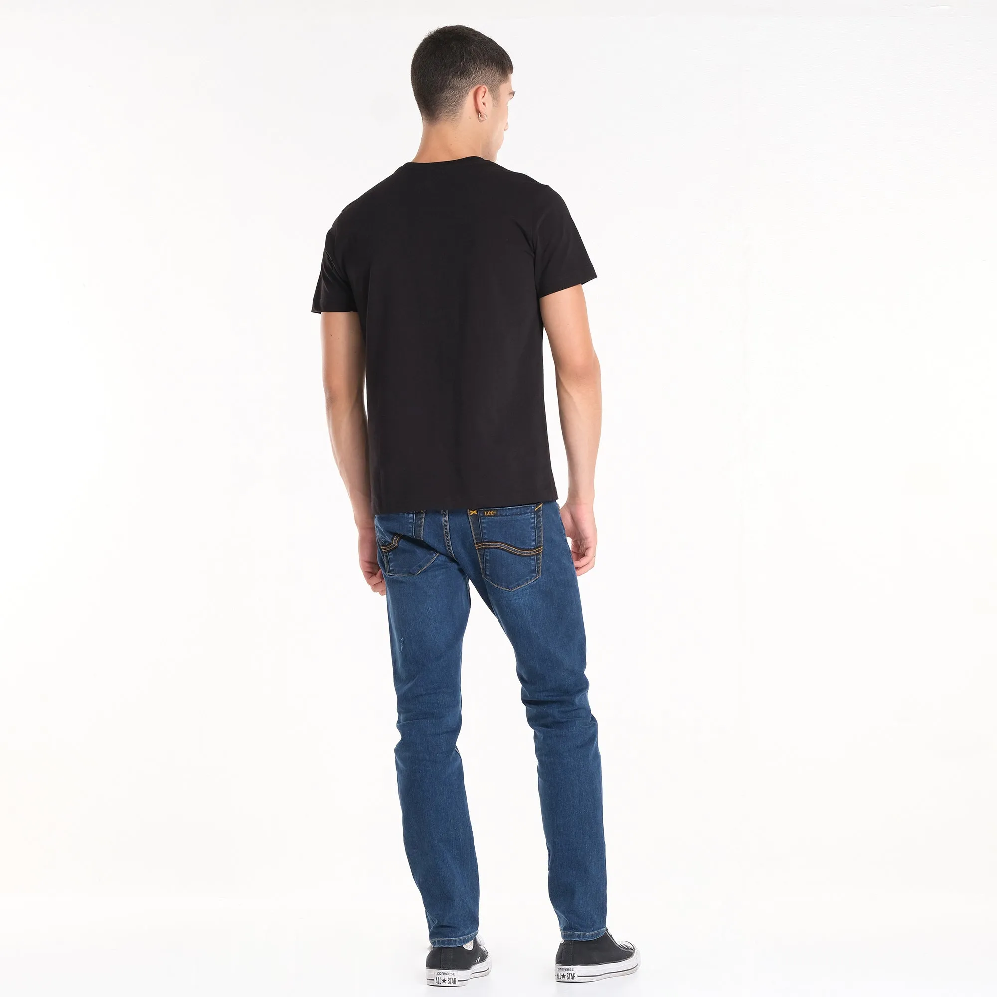 LEE MENS RAMONE DENIM JEANS IN PACIFIC WORN