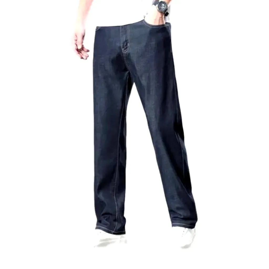 Light-wash stonewashed jeans
 for men