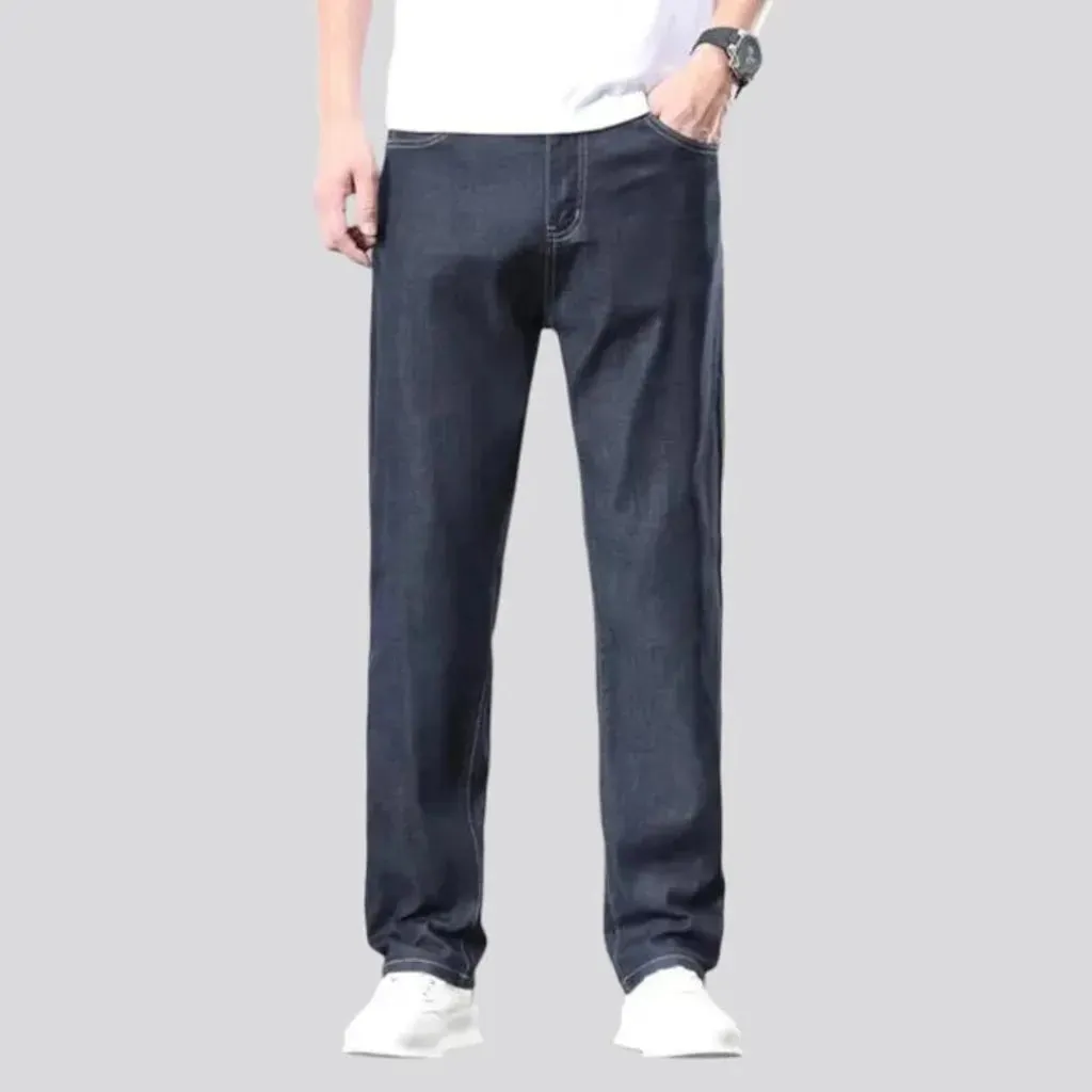 Light-wash stonewashed jeans
 for men