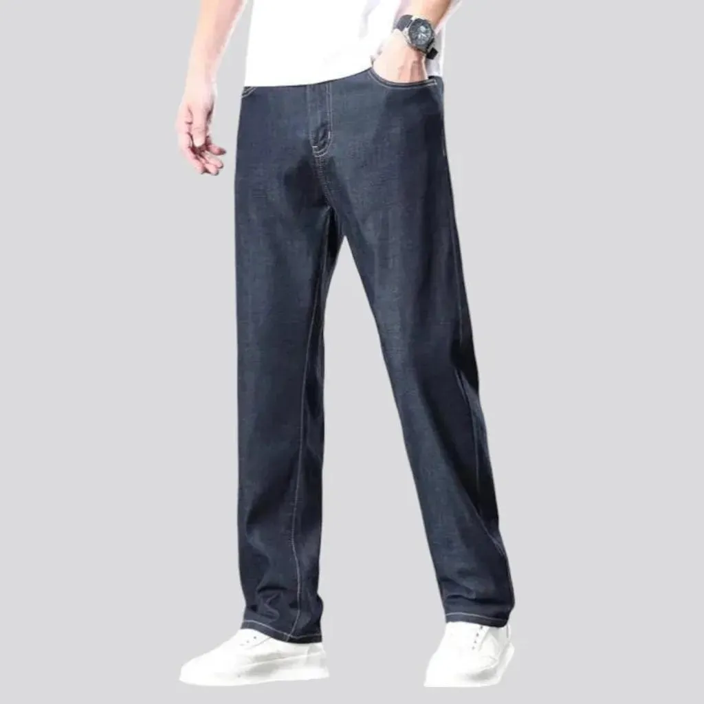 Light-wash stonewashed jeans
 for men
