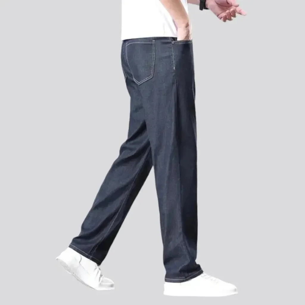 Light-wash stonewashed jeans
 for men
