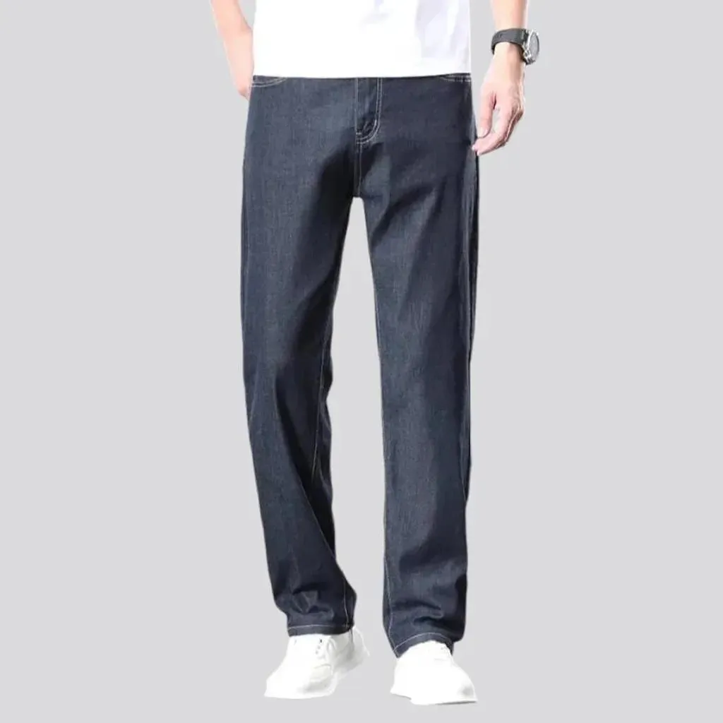 Light-wash stonewashed jeans
 for men