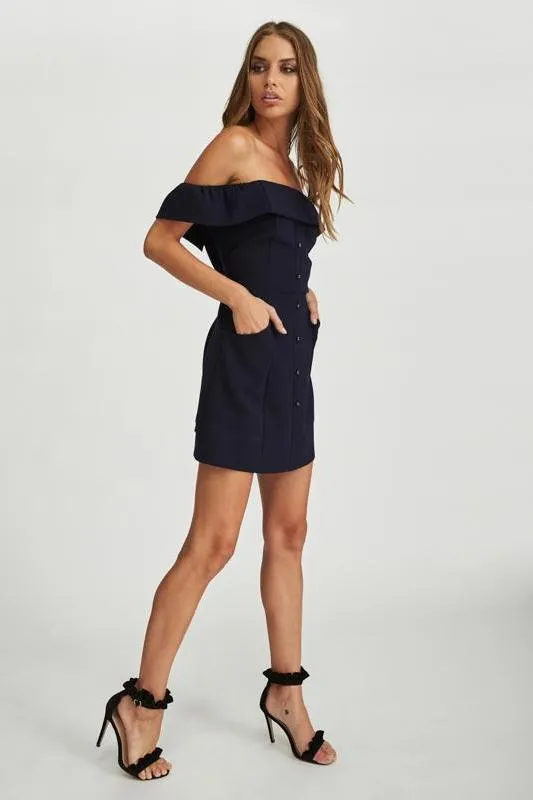 Lioness Blue Monday Dress in Indigo Navy