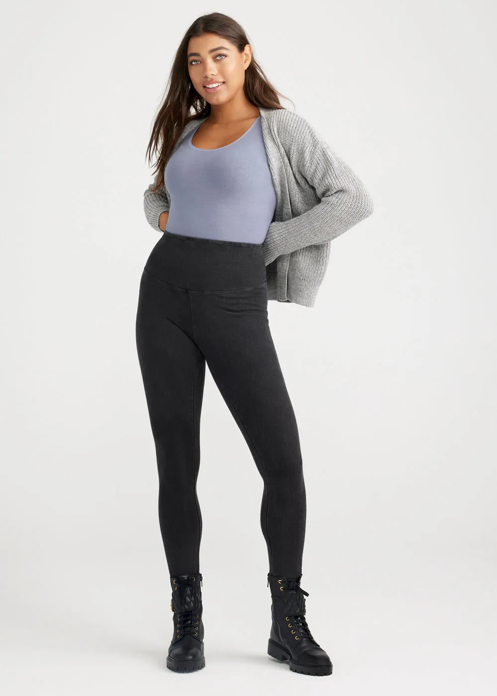 Long Sleeve Shaping Bodysuit - Cotton Seamless