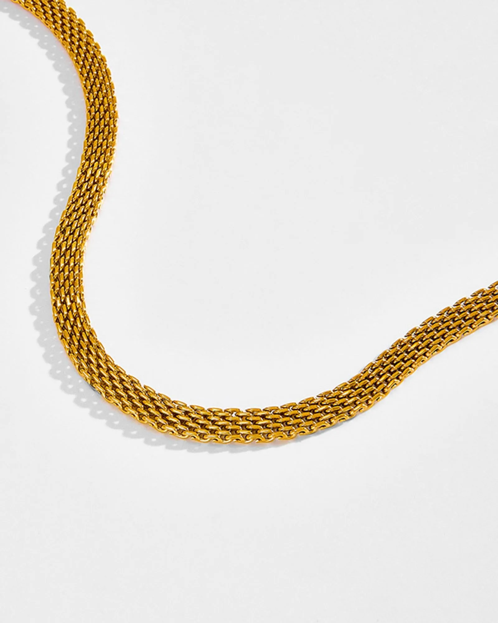 Mesh Necklace Gold