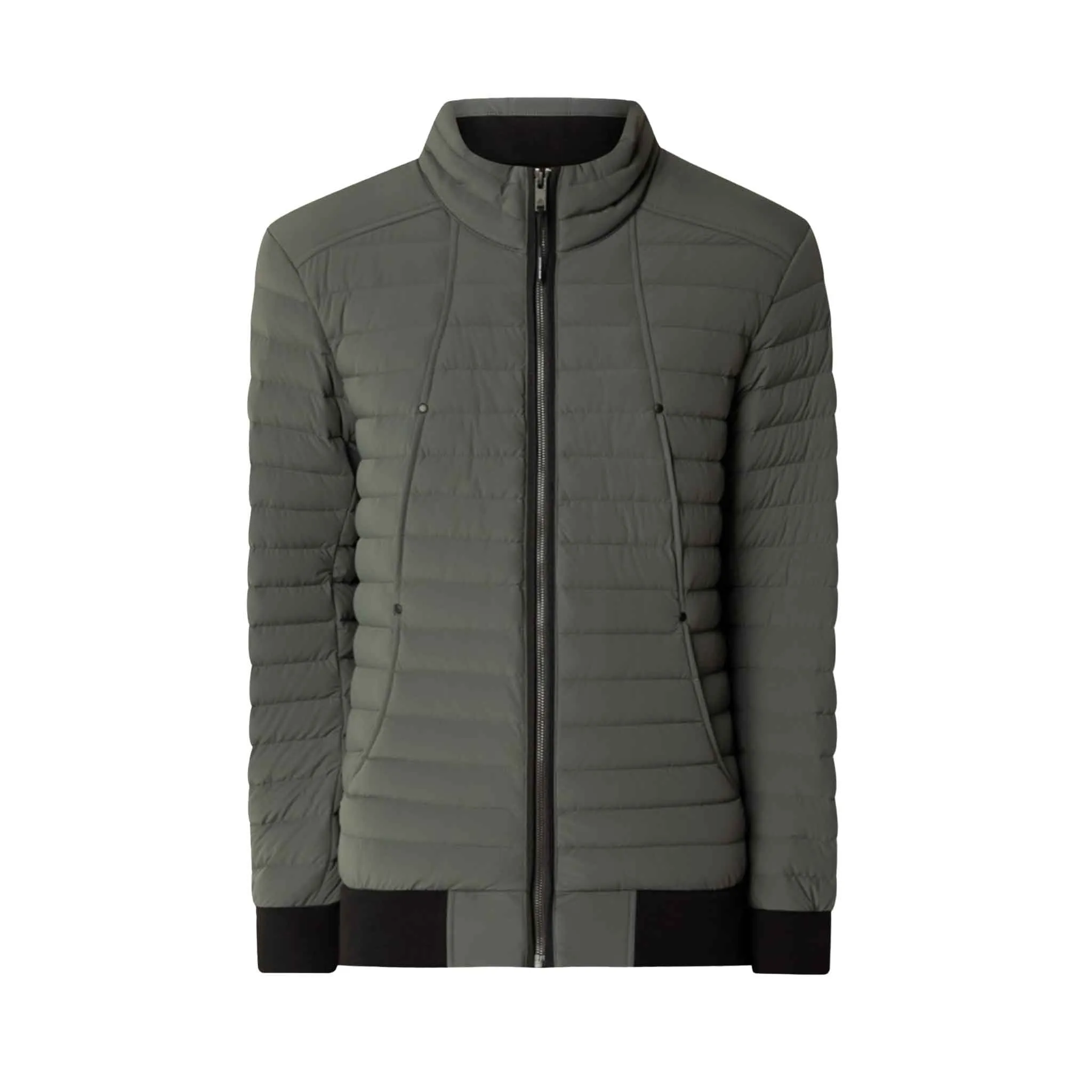 Moose Knuckles Mens Keap Bomber in Forresthill Green