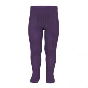 Ćondor BASIC RIB TIGHTS AUBERGINE