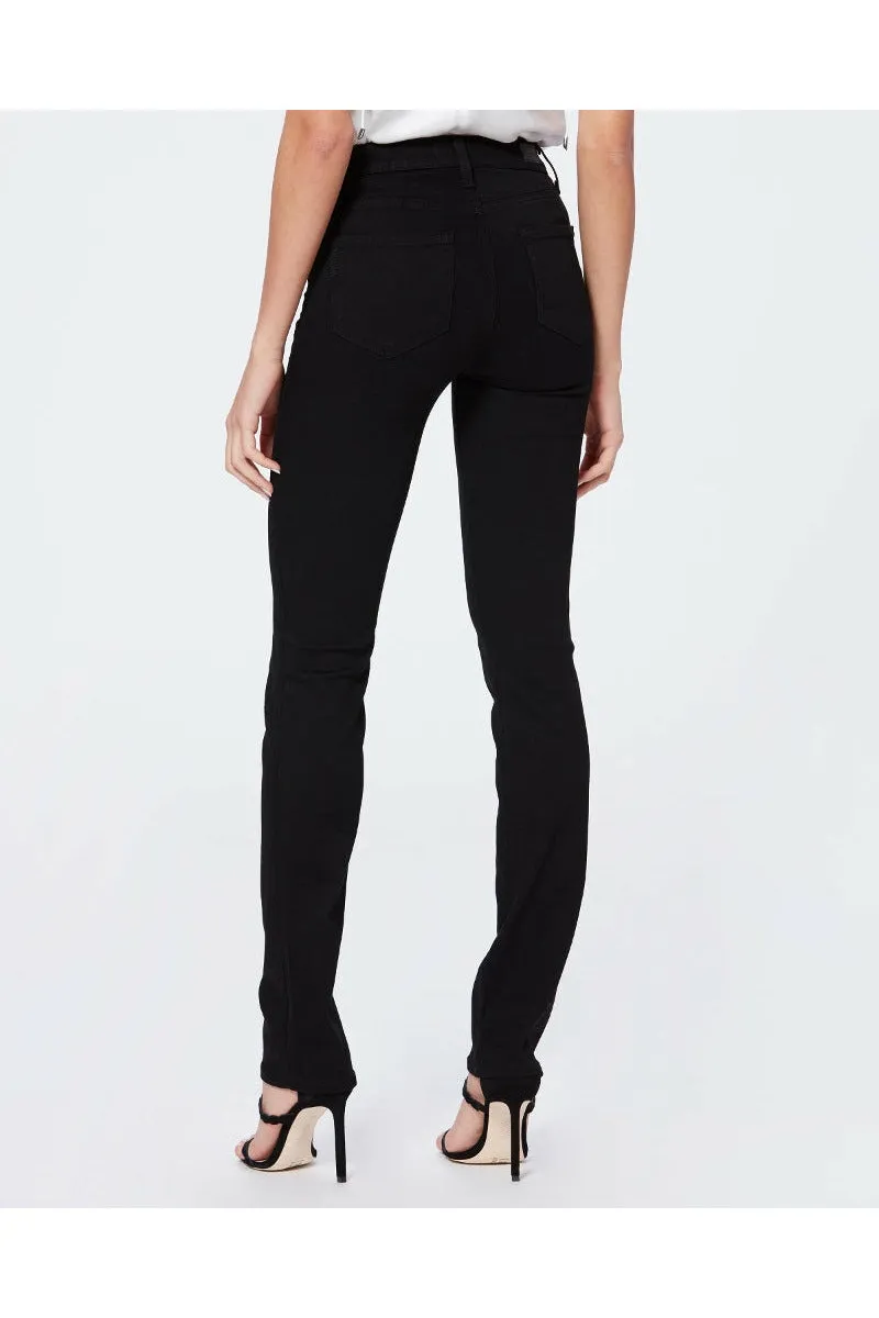 Paige High Rise Hoxton Straight 32 Inch - Black Shadow