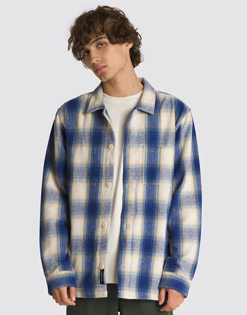 Pemberton Shacket | Blue Depths/Oatmeal
