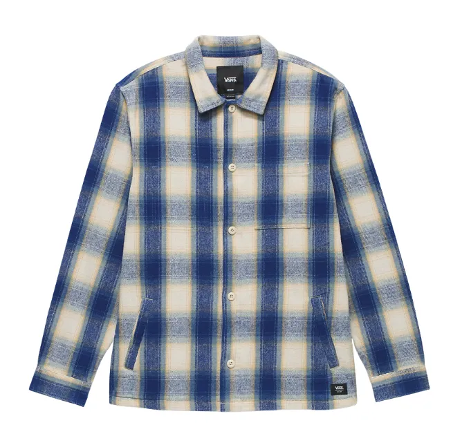 Pemberton Shacket | Blue Depths/Oatmeal