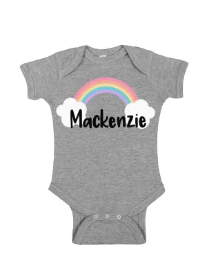 Personalized Rainbow Bodysuit