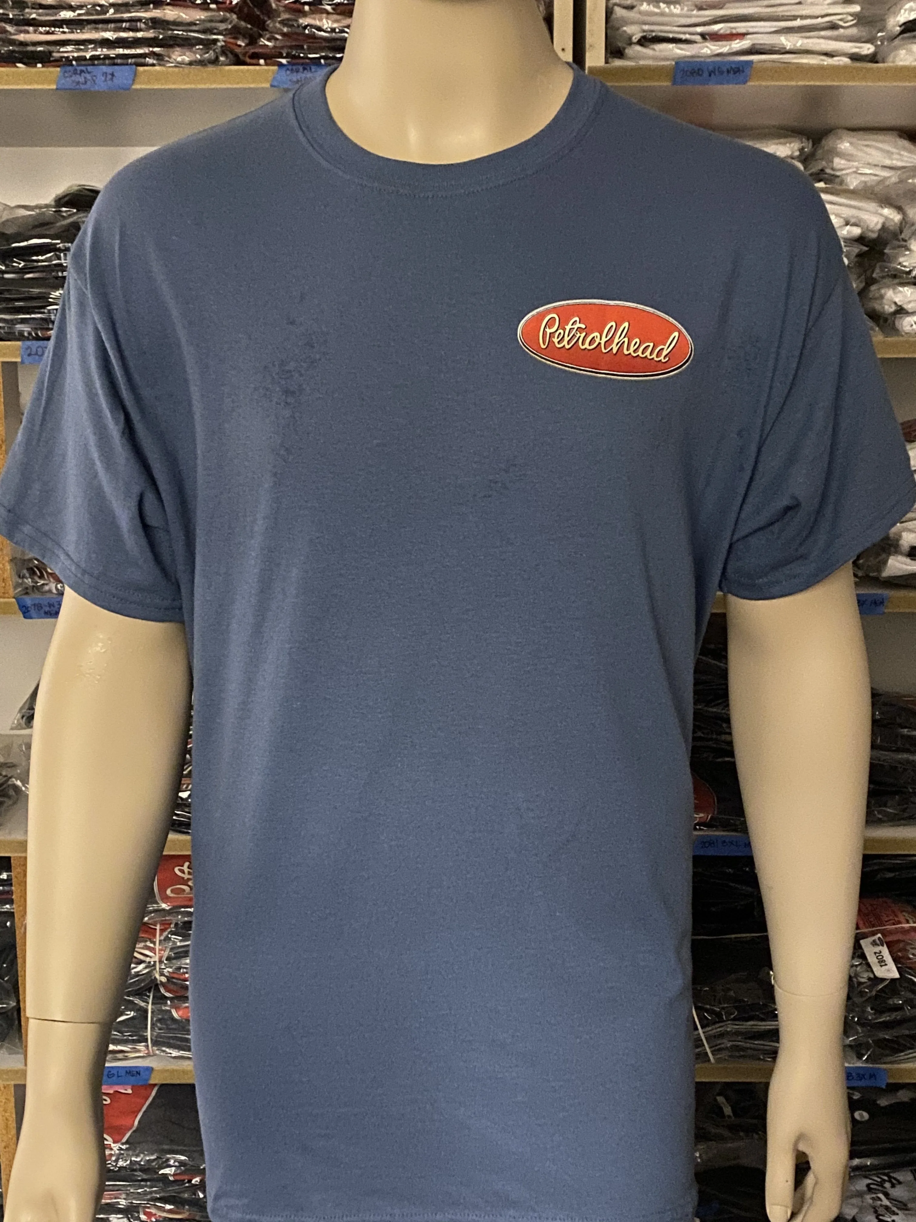Petrolhead Hemi Logo Indigo Blue Men's Tee