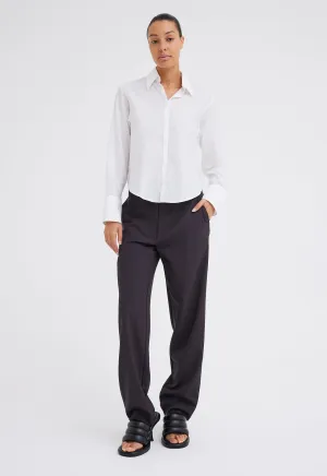 Pierce Cotton Shirt - White