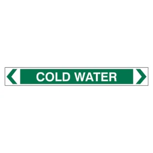 Pipe Marker - Cold Water