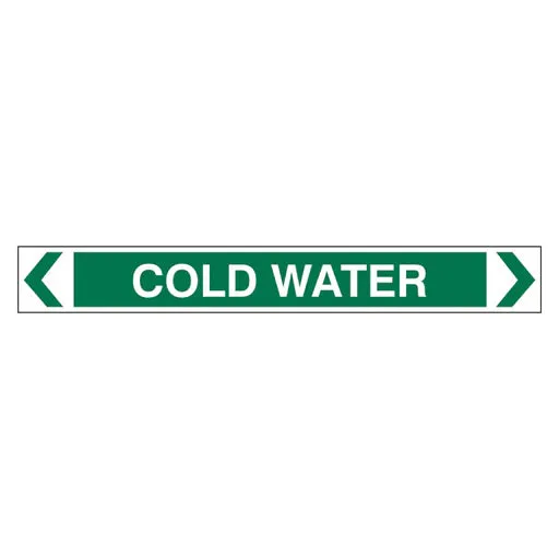 Pipe Marker - Cold Water