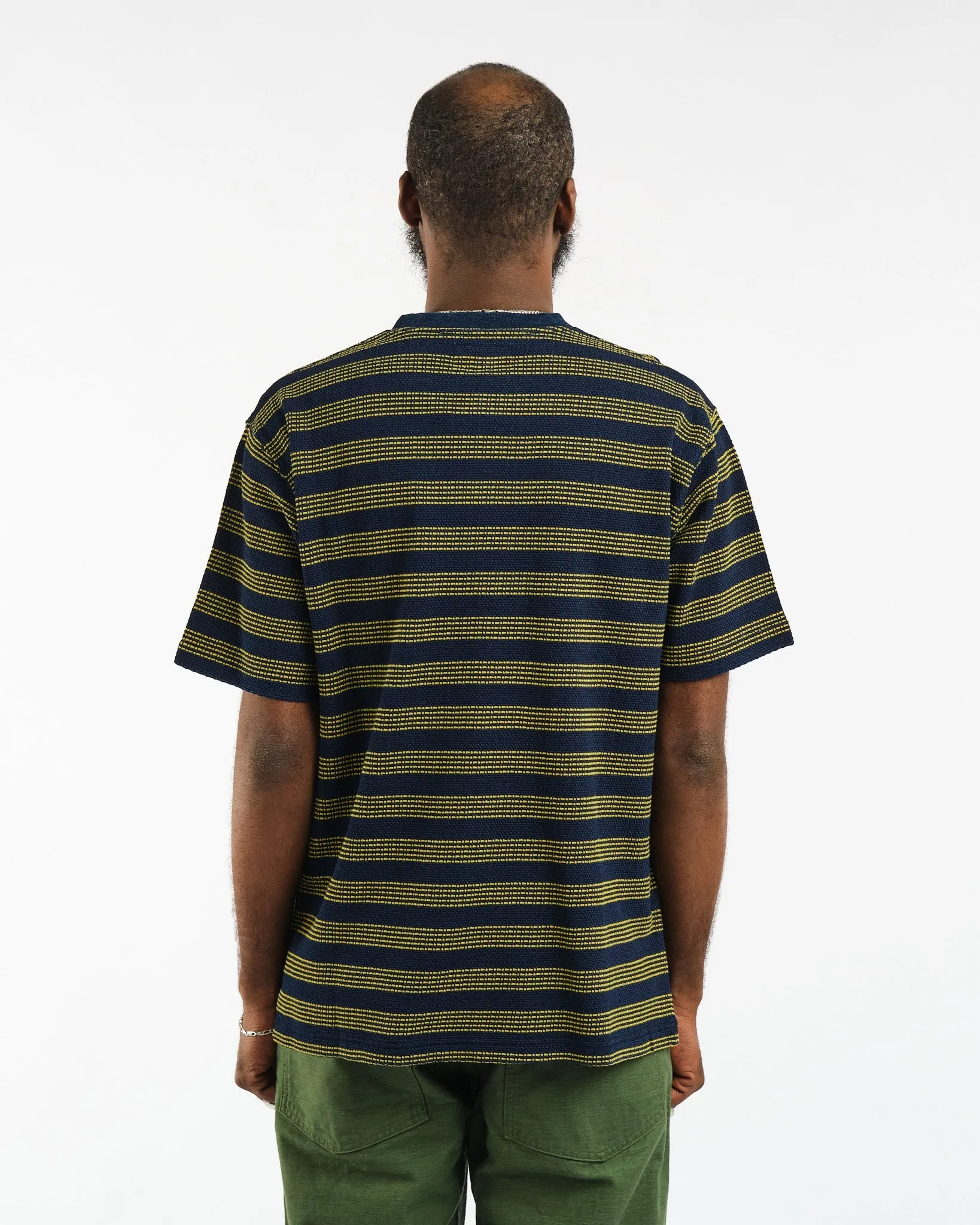 Pocket Tee Indigo Pique Yellow