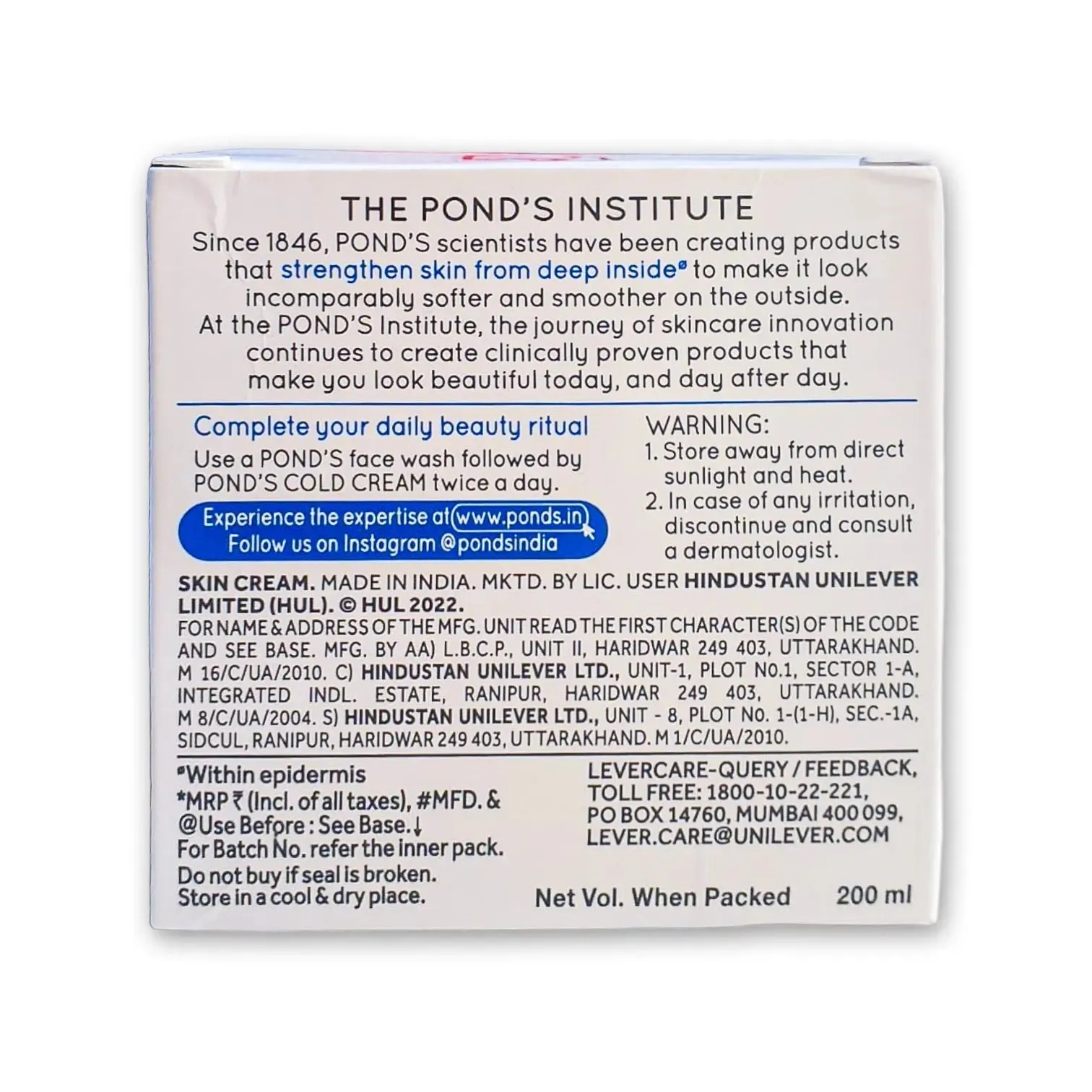 Ponds Cold Cream 200ml