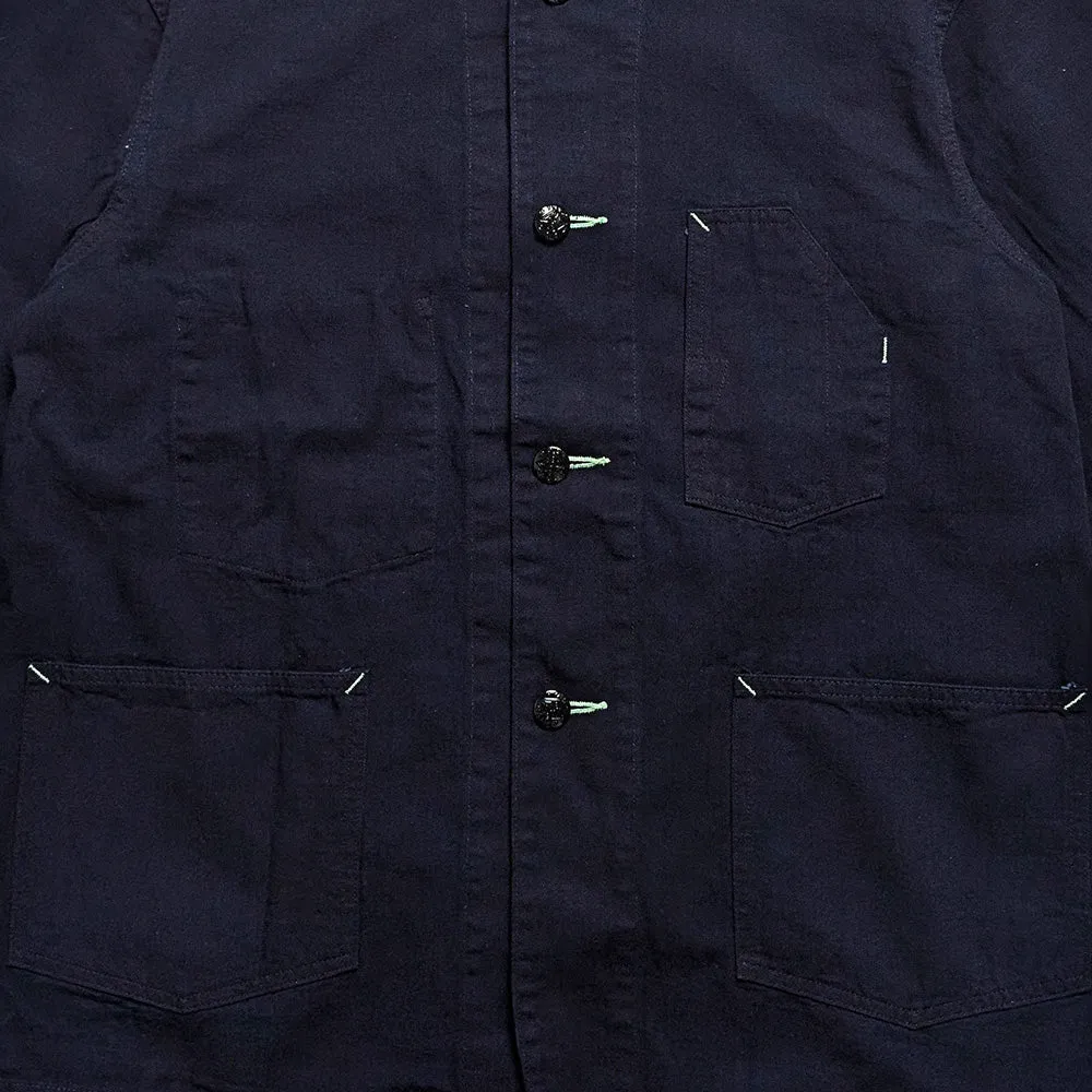 POST O'ALLS - No.1 Jacket - Flat twill indigo - 1101-FTI