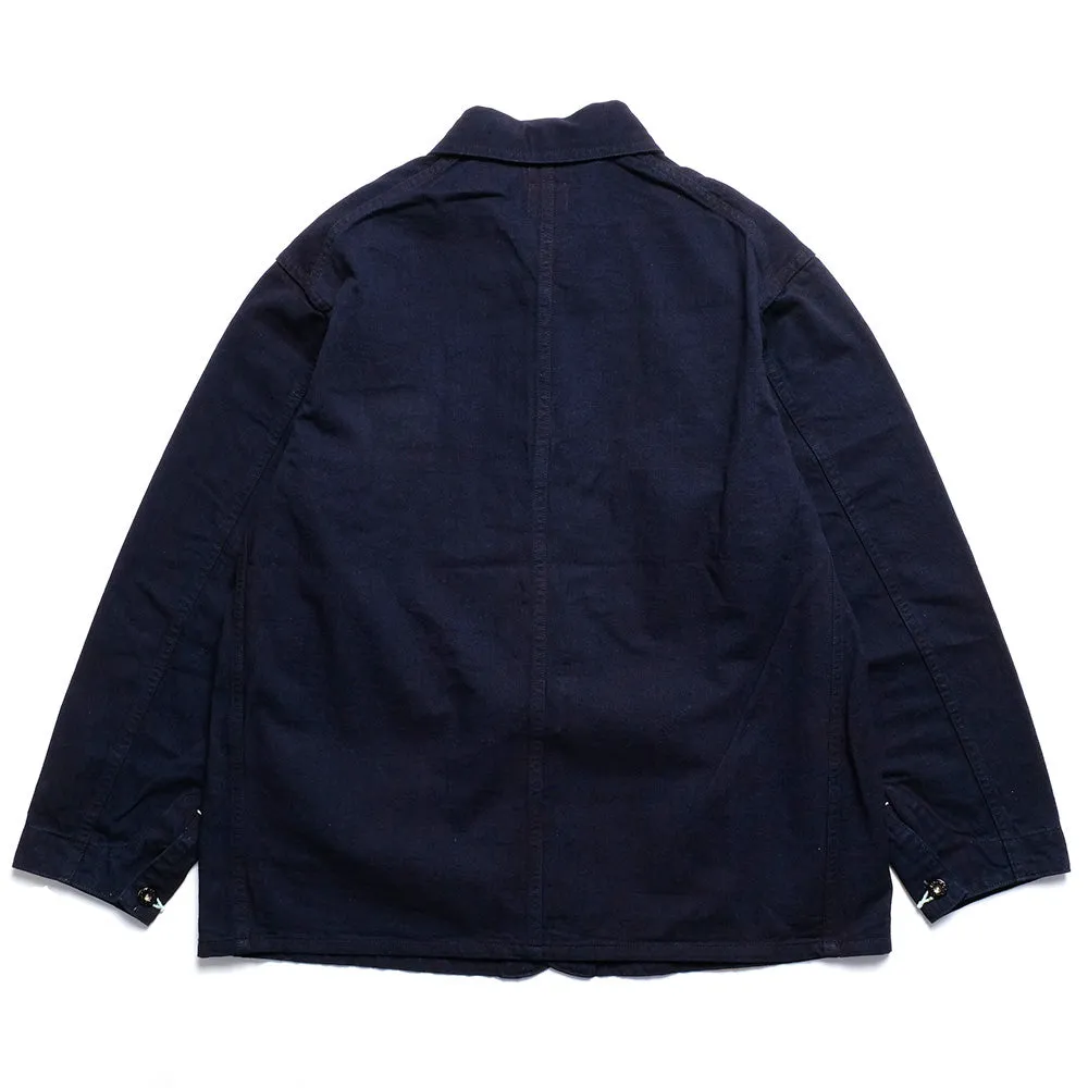 POST O'ALLS - No.1 Jacket - Flat twill indigo - 1101-FTI