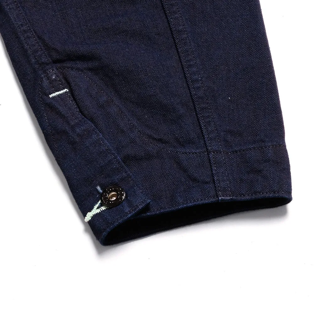 POST O'ALLS - No.1 Jacket - Flat twill indigo - 1101-FTI