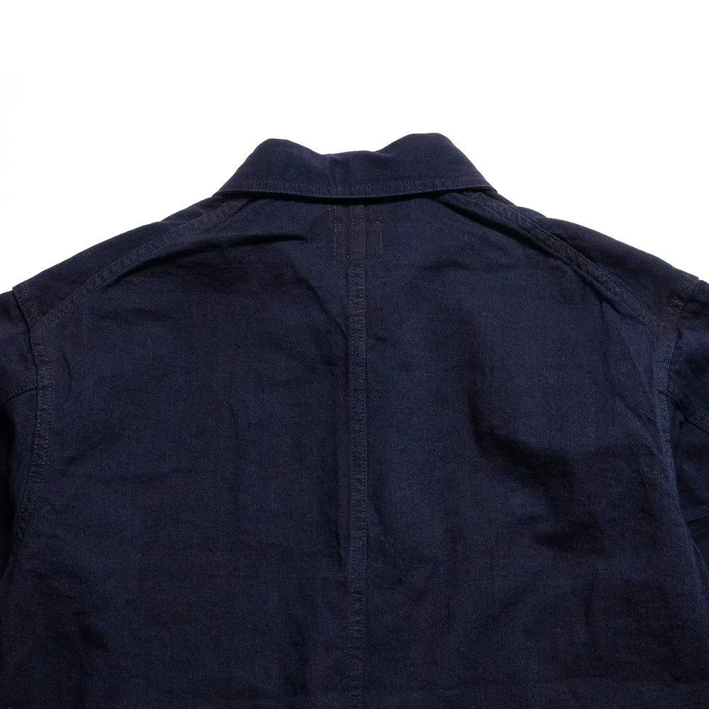 POST O'ALLS - No.1 Jacket - Flat twill indigo - 1101-FTI