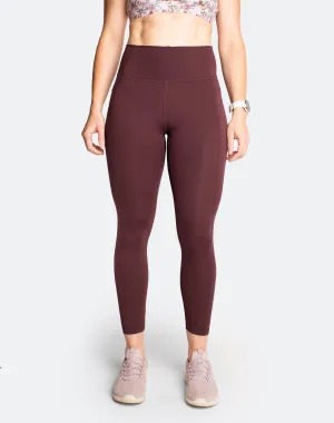 Power FIT - High Waisted Tights Rosewood 7/8