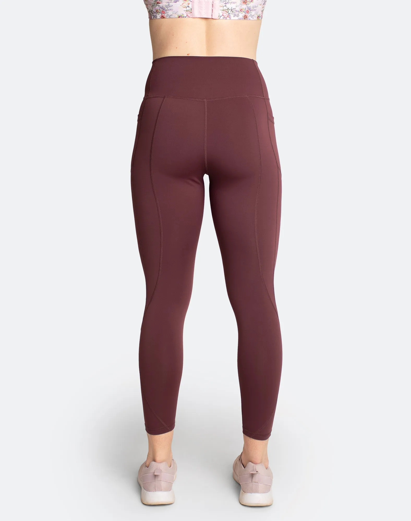 Power FIT - High Waisted Tights Rosewood 7/8