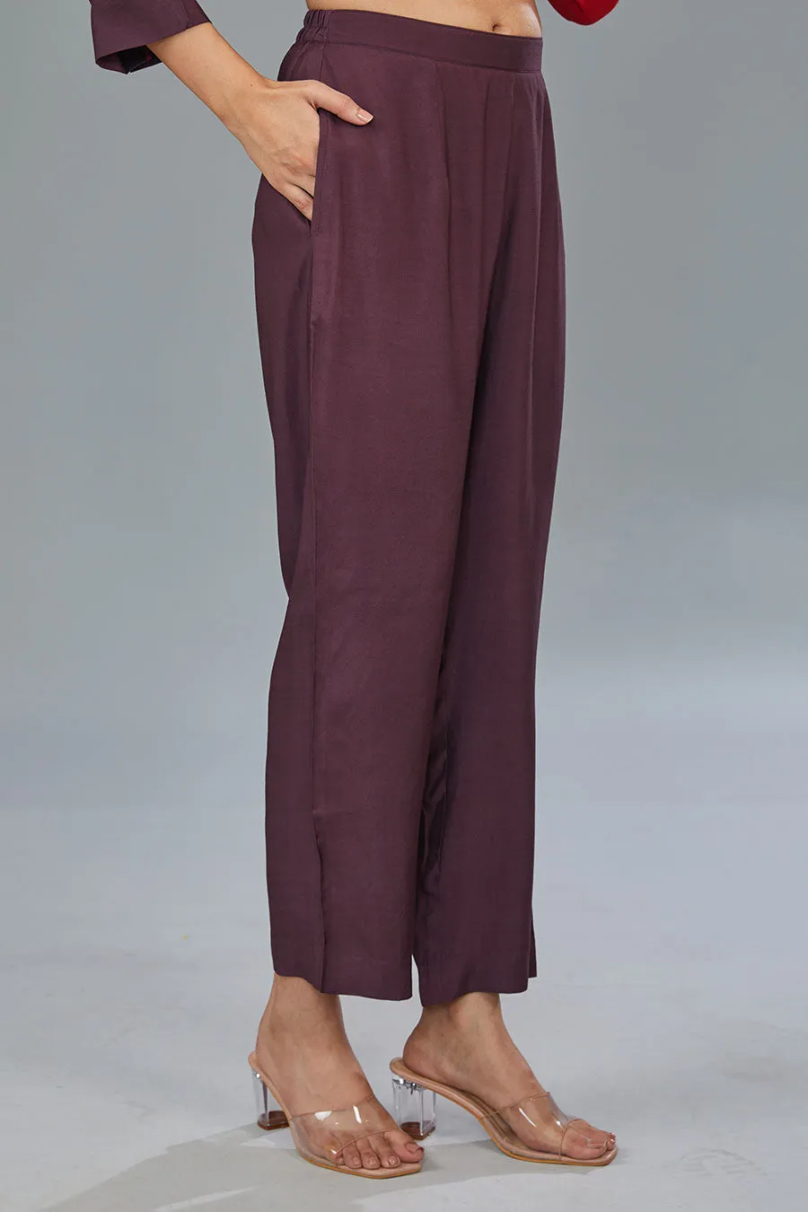Red Ombre Tunic & Pant Set