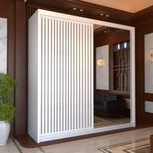 Royal Sliding Wardrobe - Stylish Sliding Door Wardrobe in Multiple Sizes and Colours