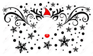 Rudolph - cold cup wrap