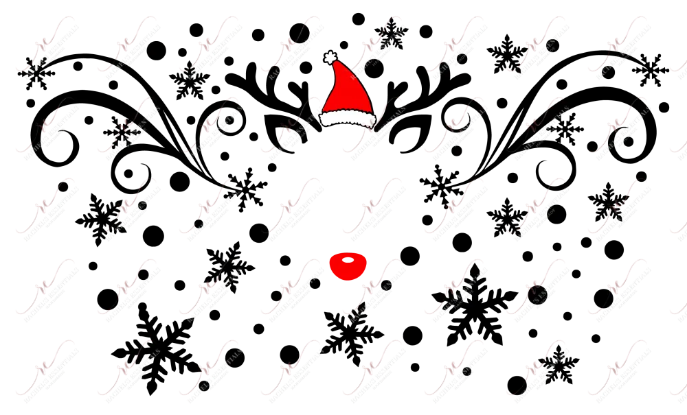 Rudolph - cold cup wrap