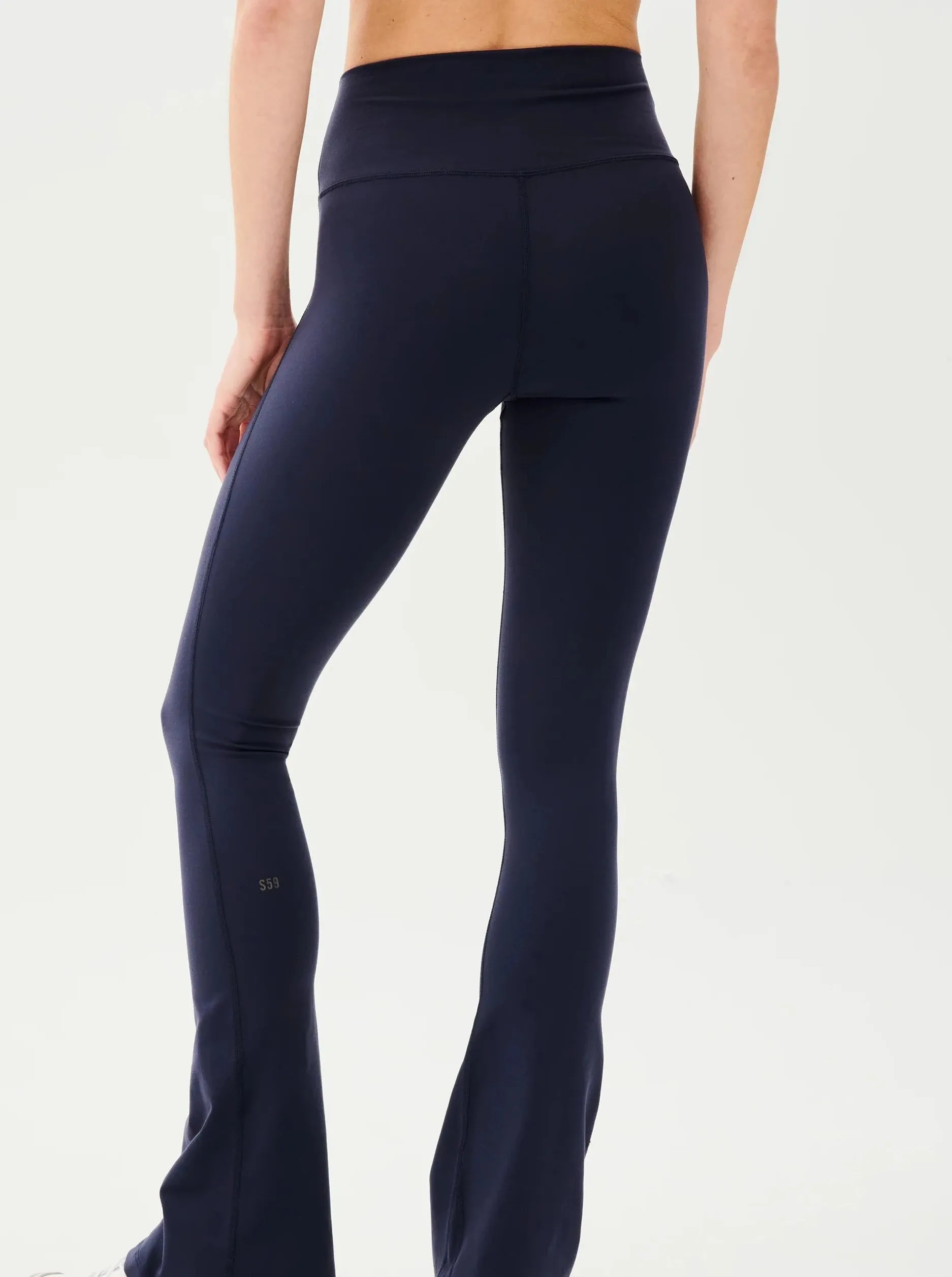 Splits59 Raquel High Waist Supplex Flare - Indigo