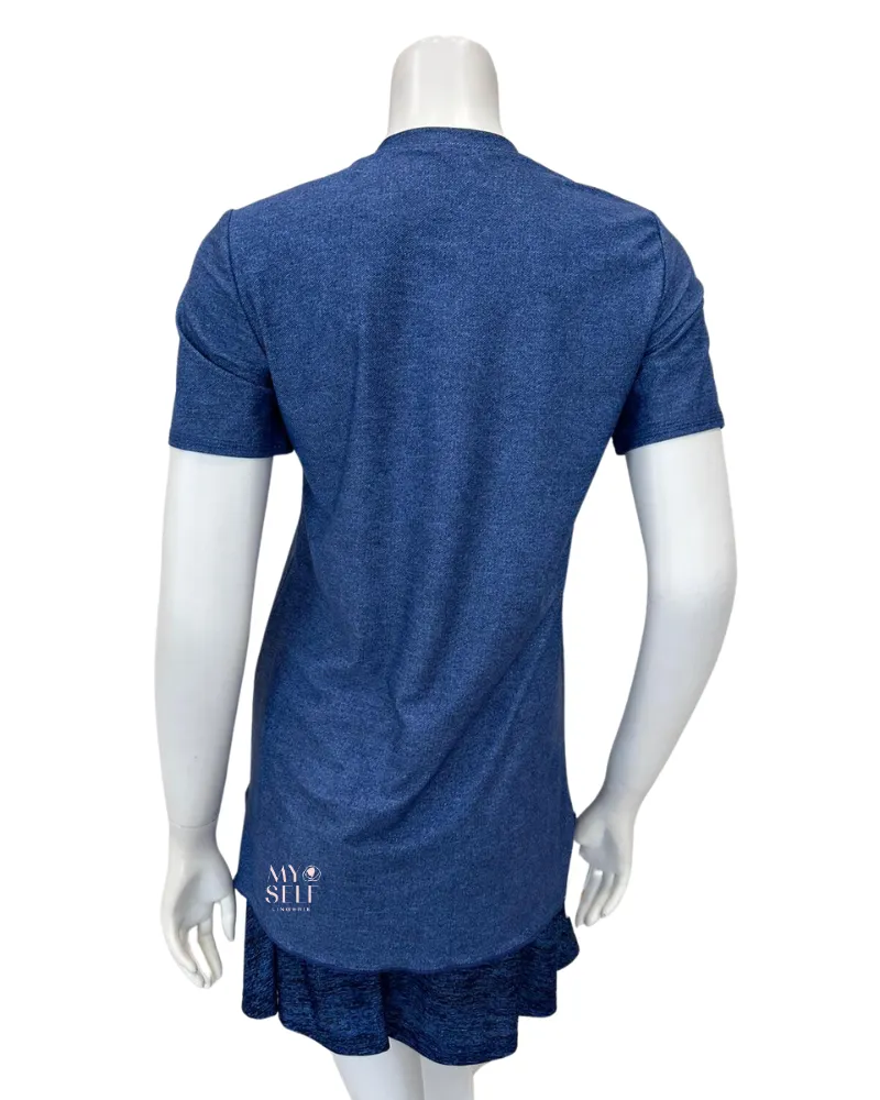 SST-TUD Short Sleeve Denim Tunic Swim Top