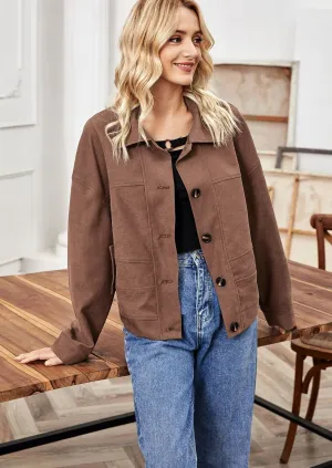 Suzy Suede Shirt Jacket