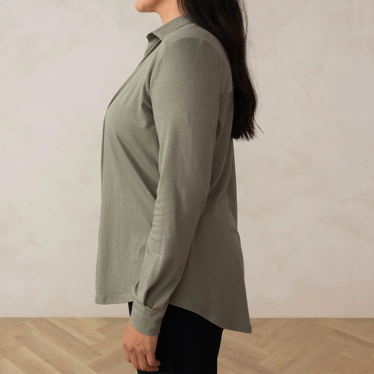 The Cloud Jersey Button-Up