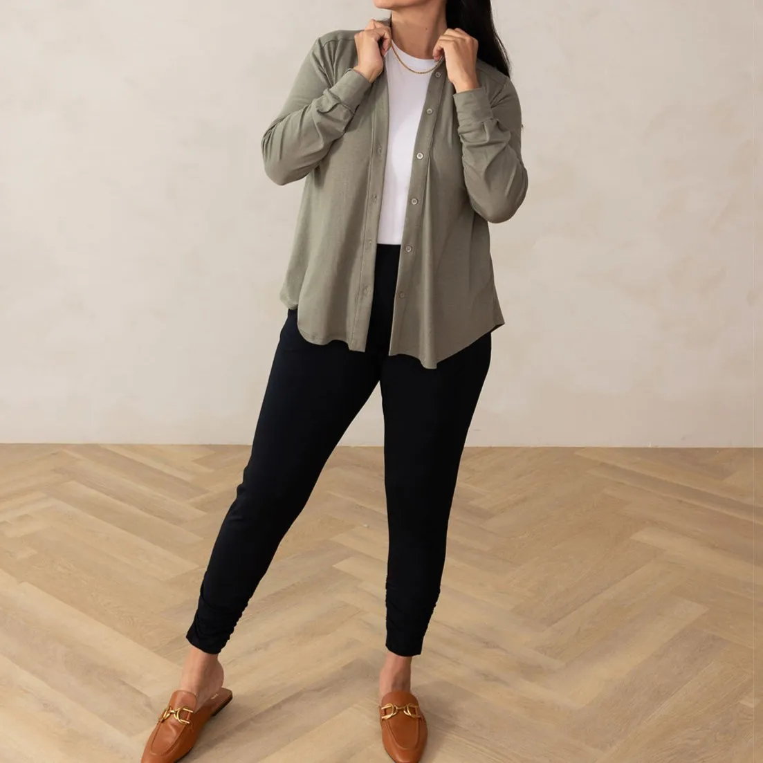 The Cloud Jersey Button-Up
