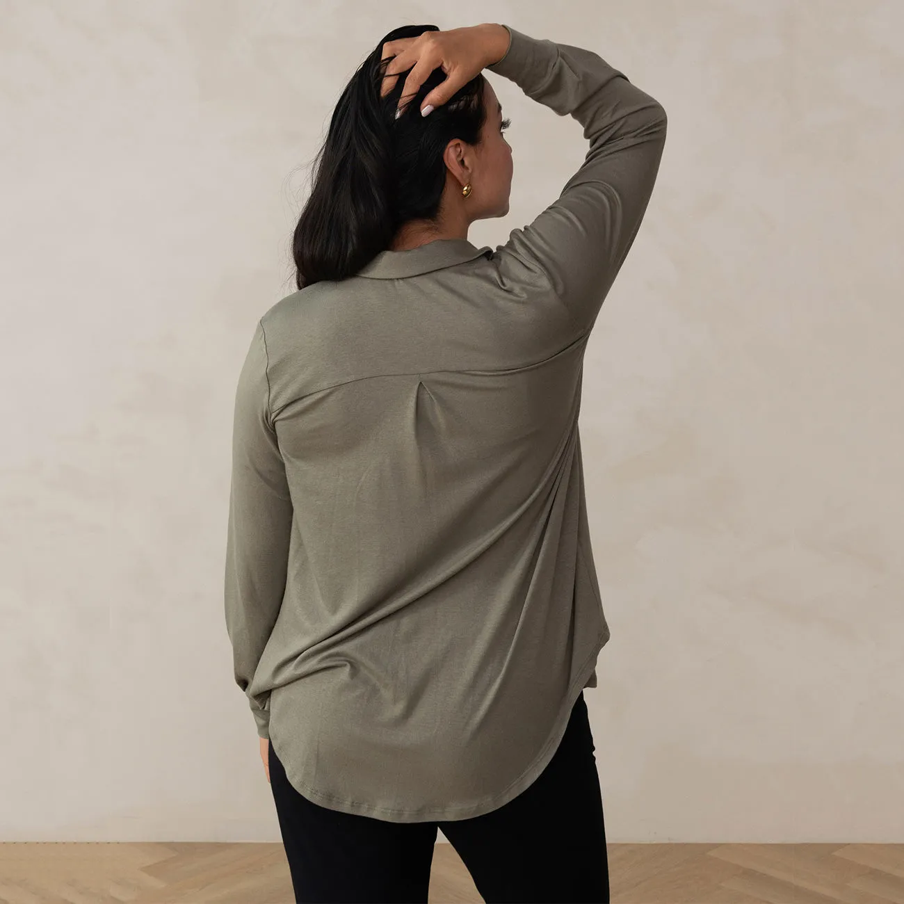 The Cloud Jersey Button-Up