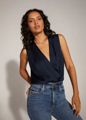 THE SLEEVELESS DATE BLOUSE
