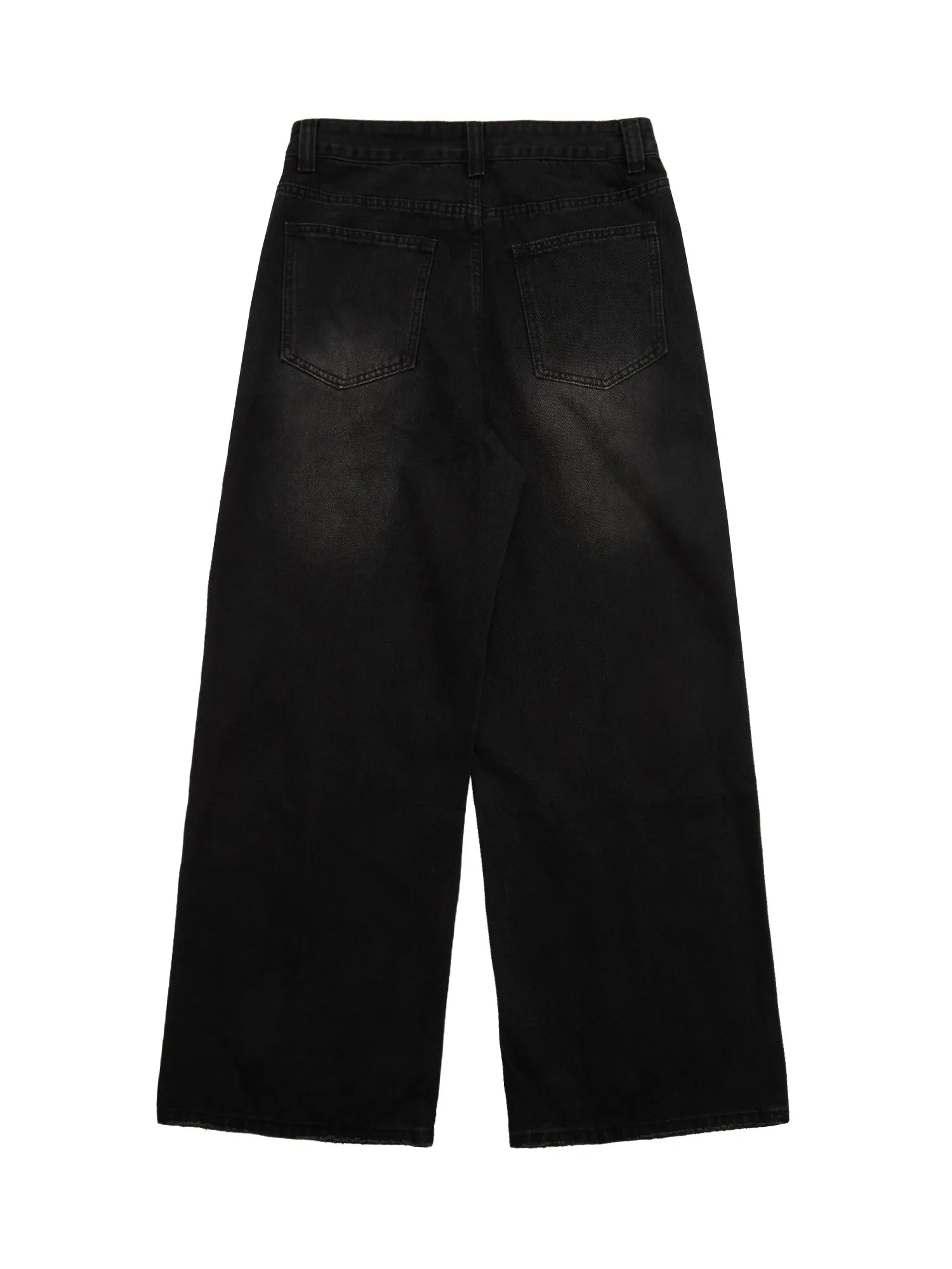 Thesupermade Deconstructed Design Wash Jeans
