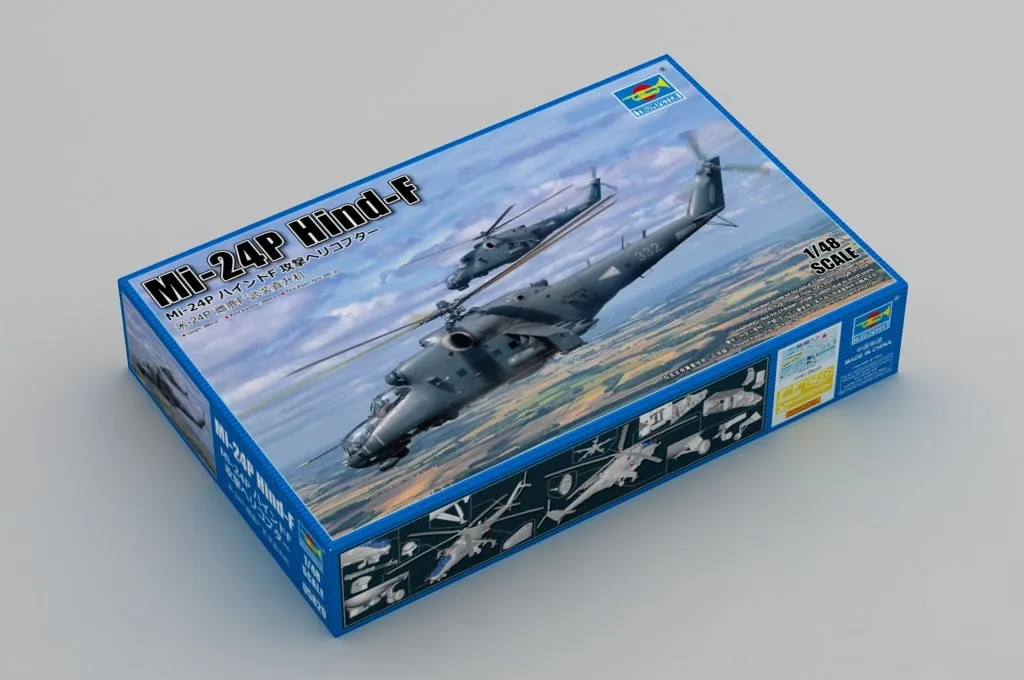 Trumpeter 05829 1/48 Mil Mi-24P Hind F Russian Attack Helicopter kit