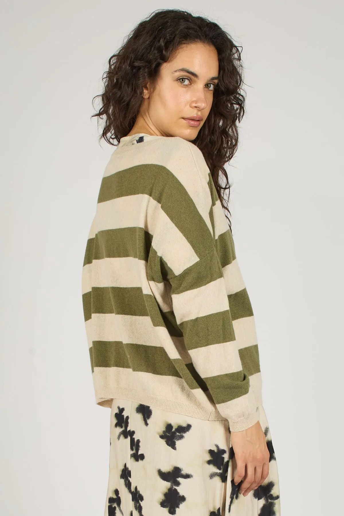 Tuscan Hills Bertie Jumper in Green