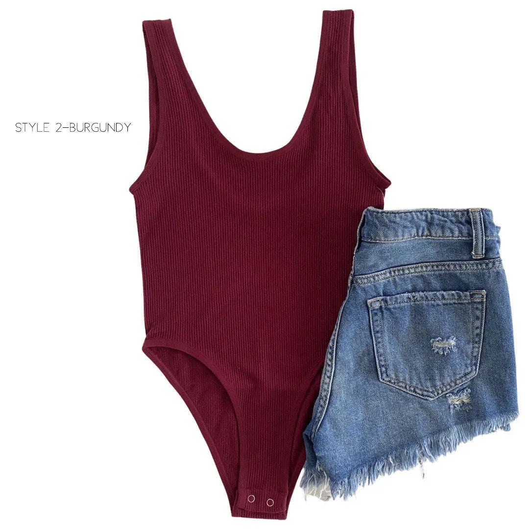 Ultra Soft Ribbed Bodysuit Collection