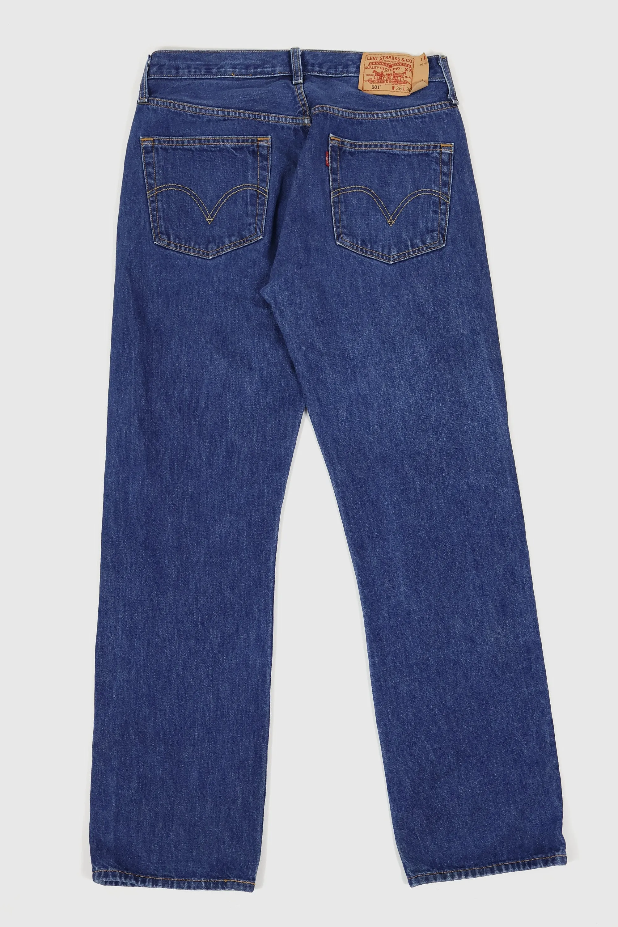 Vintage Levi's 501 Dark Wash Button-Fly Jeans